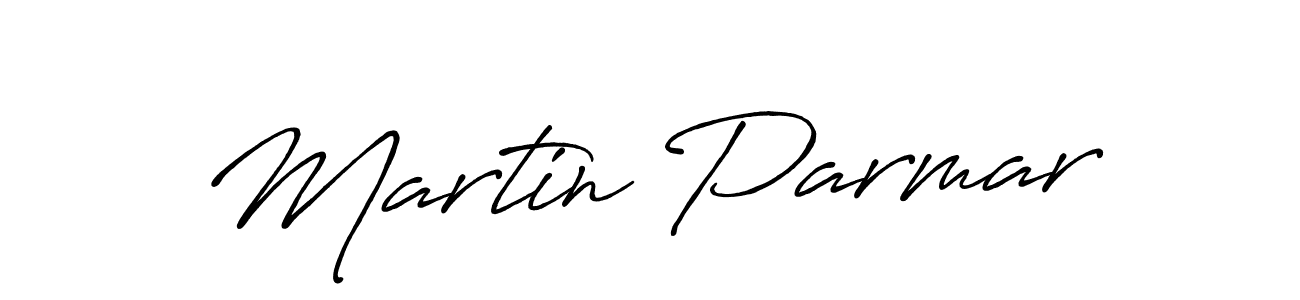 Martin Parmar stylish signature style. Best Handwritten Sign (Antro_Vectra_Bolder) for my name. Handwritten Signature Collection Ideas for my name Martin Parmar. Martin Parmar signature style 7 images and pictures png