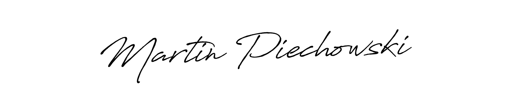 Make a beautiful signature design for name Martin Piechowski. With this signature (Antro_Vectra_Bolder) style, you can create a handwritten signature for free. Martin Piechowski signature style 7 images and pictures png
