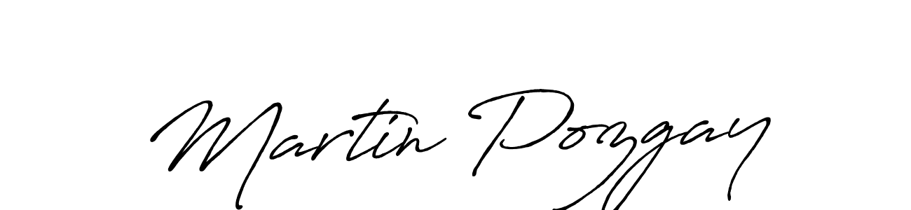 How to make Martin Pozgay name signature. Use Antro_Vectra_Bolder style for creating short signs online. This is the latest handwritten sign. Martin Pozgay signature style 7 images and pictures png