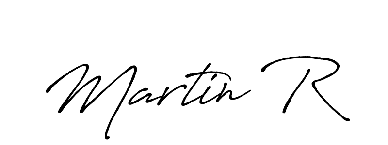 Make a beautiful signature design for name Martin R. With this signature (Antro_Vectra_Bolder) style, you can create a handwritten signature for free. Martin R signature style 7 images and pictures png