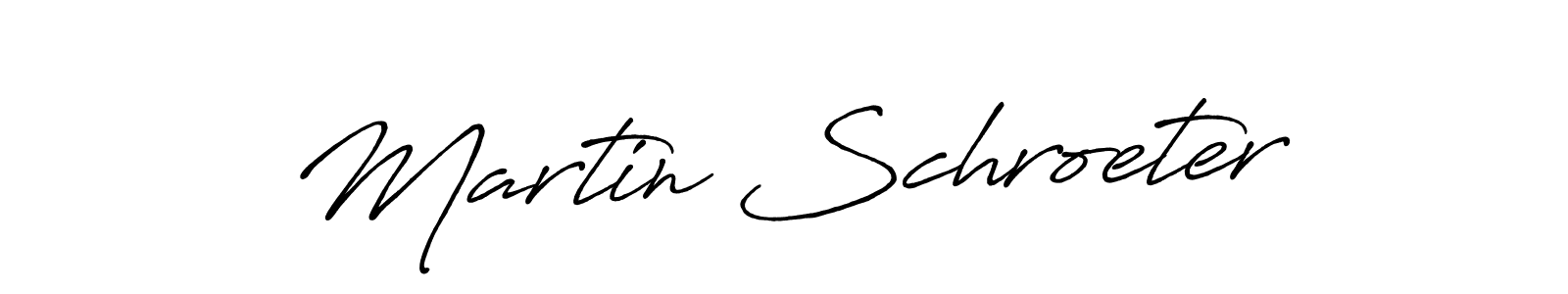 Create a beautiful signature design for name Martin Schroeter. With this signature (Antro_Vectra_Bolder) fonts, you can make a handwritten signature for free. Martin Schroeter signature style 7 images and pictures png