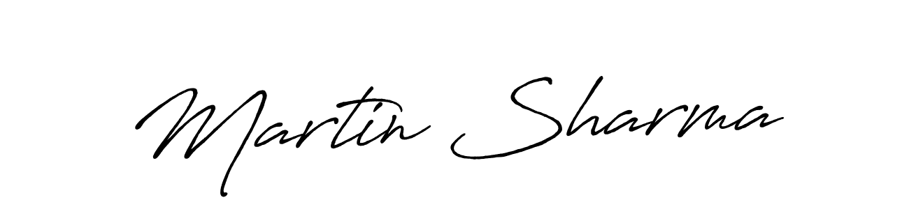 The best way (Antro_Vectra_Bolder) to make a short signature is to pick only two or three words in your name. The name Martin Sharma include a total of six letters. For converting this name. Martin Sharma signature style 7 images and pictures png