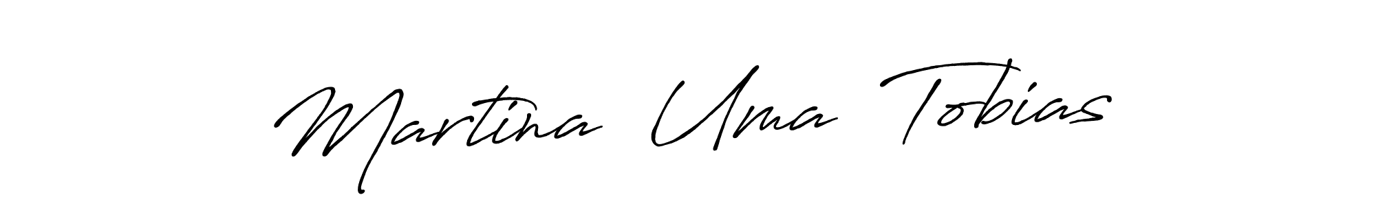 Also You can easily find your signature by using the search form. We will create Martina  Uma  Tobias name handwritten signature images for you free of cost using Antro_Vectra_Bolder sign style. Martina  Uma  Tobias signature style 7 images and pictures png