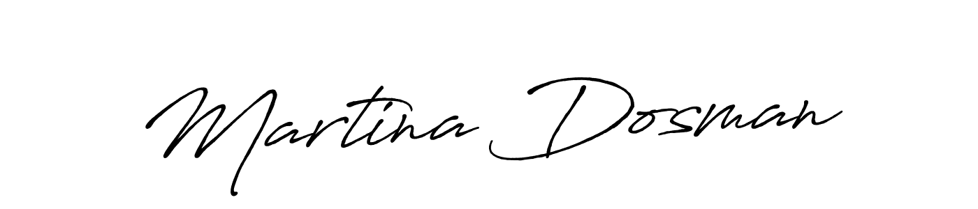 Martina Dosman stylish signature style. Best Handwritten Sign (Antro_Vectra_Bolder) for my name. Handwritten Signature Collection Ideas for my name Martina Dosman. Martina Dosman signature style 7 images and pictures png