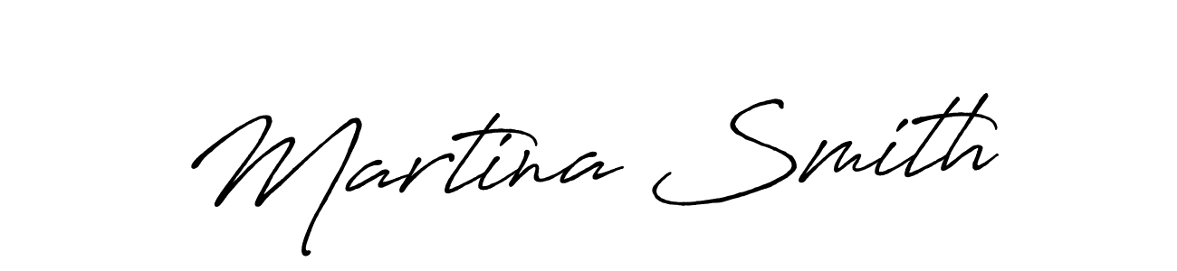 How to make Martina Smith name signature. Use Antro_Vectra_Bolder style for creating short signs online. This is the latest handwritten sign. Martina Smith signature style 7 images and pictures png