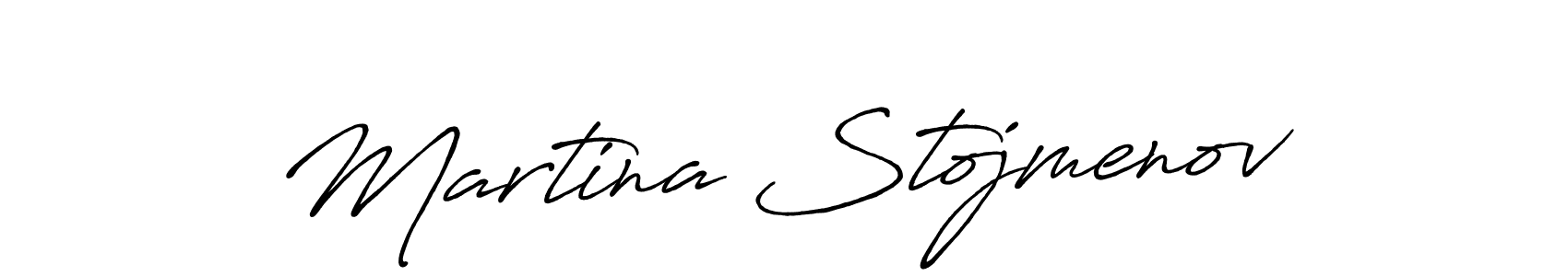 Make a beautiful signature design for name Martina Stojmenov. With this signature (Antro_Vectra_Bolder) style, you can create a handwritten signature for free. Martina Stojmenov signature style 7 images and pictures png