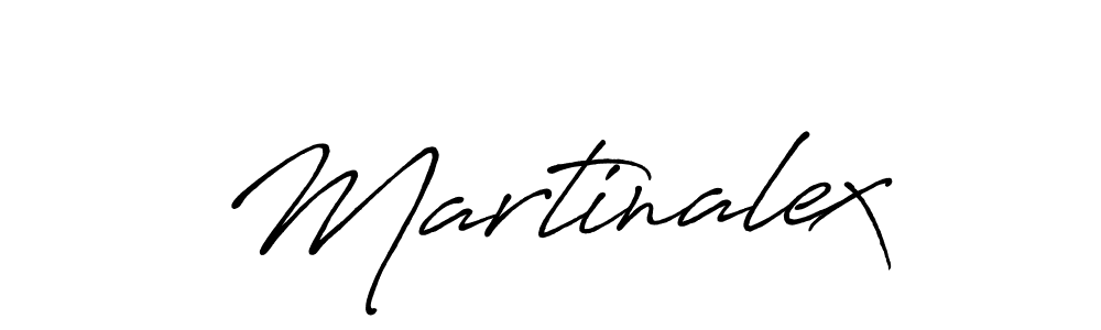 How to make Martinalex signature? Antro_Vectra_Bolder is a professional autograph style. Create handwritten signature for Martinalex name. Martinalex signature style 7 images and pictures png