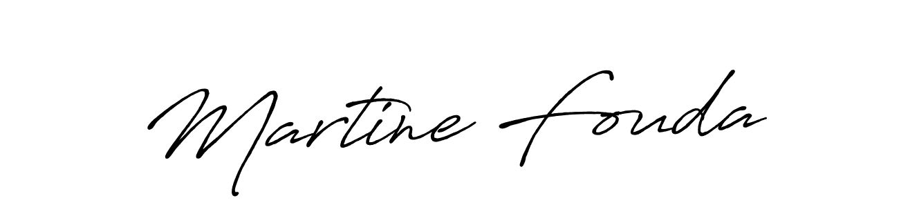 How to make Martine Fouda signature? Antro_Vectra_Bolder is a professional autograph style. Create handwritten signature for Martine Fouda name. Martine Fouda signature style 7 images and pictures png
