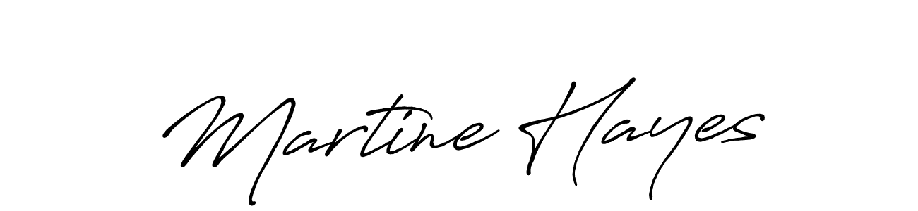 How to make Martine Hayes name signature. Use Antro_Vectra_Bolder style for creating short signs online. This is the latest handwritten sign. Martine Hayes signature style 7 images and pictures png