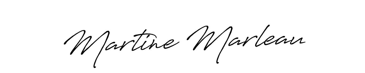 Make a beautiful signature design for name Martine Marleau. With this signature (Antro_Vectra_Bolder) style, you can create a handwritten signature for free. Martine Marleau signature style 7 images and pictures png