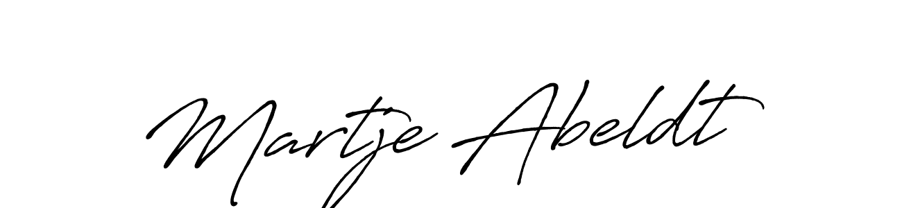 It looks lik you need a new signature style for name Martje Abeldt. Design unique handwritten (Antro_Vectra_Bolder) signature with our free signature maker in just a few clicks. Martje Abeldt signature style 7 images and pictures png