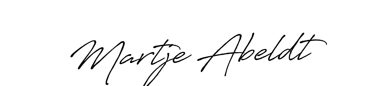 It looks lik you need a new signature style for name Martje Abeldt. Design unique handwritten (Antro_Vectra_Bolder) signature with our free signature maker in just a few clicks. Martje Abeldt signature style 7 images and pictures png