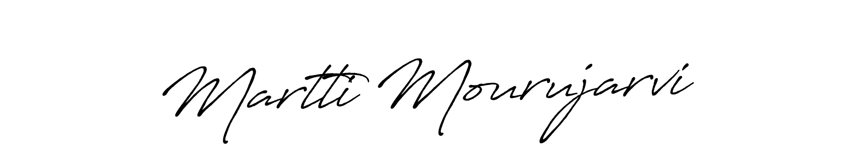 It looks lik you need a new signature style for name Martti Mourujarvi. Design unique handwritten (Antro_Vectra_Bolder) signature with our free signature maker in just a few clicks. Martti Mourujarvi signature style 7 images and pictures png
