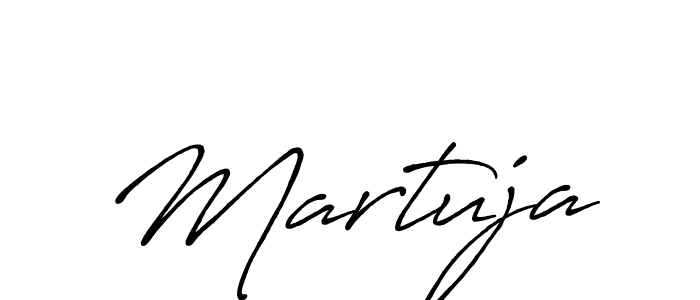 Martuja stylish signature style. Best Handwritten Sign (Antro_Vectra_Bolder) for my name. Handwritten Signature Collection Ideas for my name Martuja. Martuja signature style 7 images and pictures png