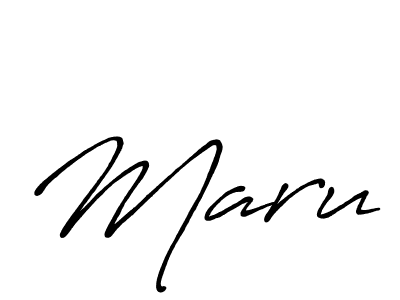 Maru stylish signature style. Best Handwritten Sign (Antro_Vectra_Bolder) for my name. Handwritten Signature Collection Ideas for my name Maru. Maru signature style 7 images and pictures png