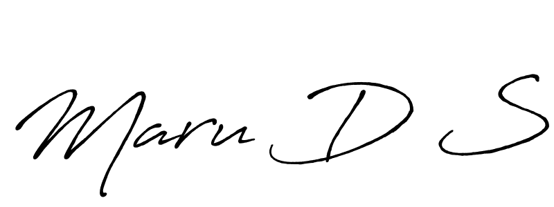 You should practise on your own different ways (Antro_Vectra_Bolder) to write your name (Maru D S) in signature. don't let someone else do it for you. Maru D S signature style 7 images and pictures png
