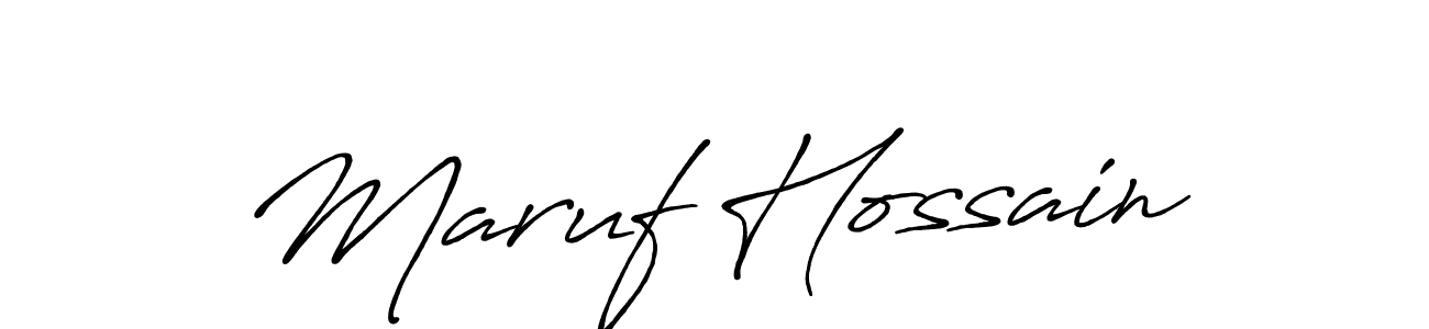 Once you've used our free online signature maker to create your best signature Antro_Vectra_Bolder style, it's time to enjoy all of the benefits that Maruf Hossain name signing documents. Maruf Hossain signature style 7 images and pictures png