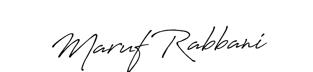 Maruf Rabbani stylish signature style. Best Handwritten Sign (Antro_Vectra_Bolder) for my name. Handwritten Signature Collection Ideas for my name Maruf Rabbani. Maruf Rabbani signature style 7 images and pictures png