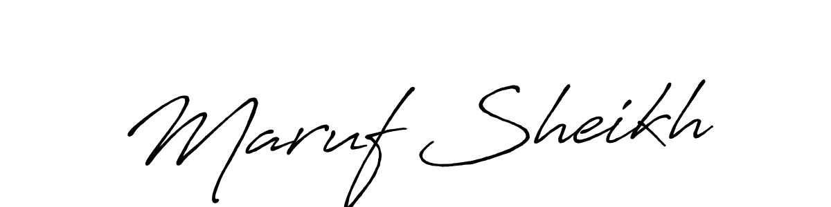 Also You can easily find your signature by using the search form. We will create Maruf Sheikh name handwritten signature images for you free of cost using Antro_Vectra_Bolder sign style. Maruf Sheikh signature style 7 images and pictures png