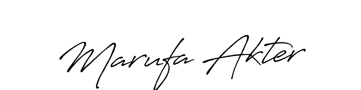 if you are searching for the best signature style for your name Marufa Akter. so please give up your signature search. here we have designed multiple signature styles  using Antro_Vectra_Bolder. Marufa Akter signature style 7 images and pictures png