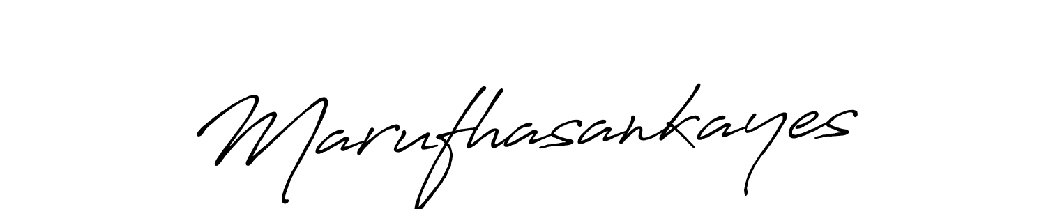 Also You can easily find your signature by using the search form. We will create Marufhasankayes name handwritten signature images for you free of cost using Antro_Vectra_Bolder sign style. Marufhasankayes signature style 7 images and pictures png