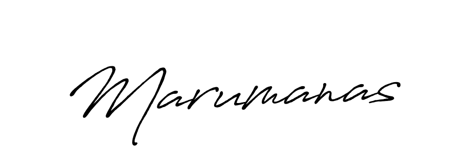 Design your own signature with our free online signature maker. With this signature software, you can create a handwritten (Antro_Vectra_Bolder) signature for name Marumanas. Marumanas signature style 7 images and pictures png