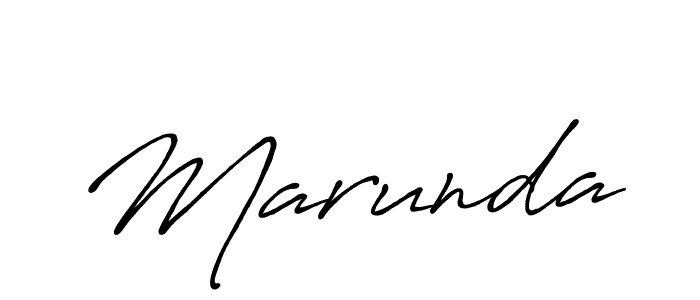 You should practise on your own different ways (Antro_Vectra_Bolder) to write your name (Marunda) in signature. don't let someone else do it for you. Marunda signature style 7 images and pictures png