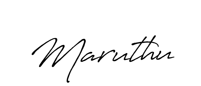 Design your own signature with our free online signature maker. With this signature software, you can create a handwritten (Antro_Vectra_Bolder) signature for name Maruthu. Maruthu signature style 7 images and pictures png