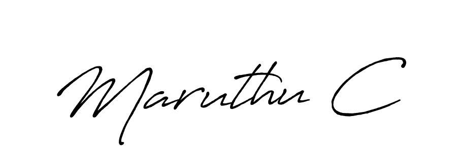 Once you've used our free online signature maker to create your best signature Antro_Vectra_Bolder style, it's time to enjoy all of the benefits that Maruthu C name signing documents. Maruthu C signature style 7 images and pictures png