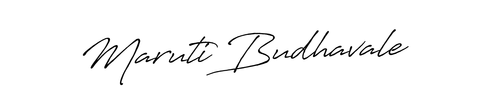 How to make Maruti Budhavale signature? Antro_Vectra_Bolder is a professional autograph style. Create handwritten signature for Maruti Budhavale name. Maruti Budhavale signature style 7 images and pictures png
