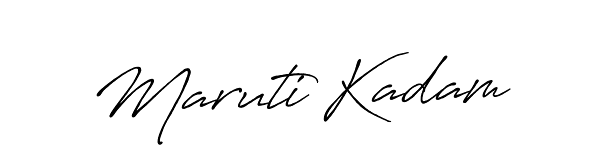 It looks lik you need a new signature style for name Maruti Kadam. Design unique handwritten (Antro_Vectra_Bolder) signature with our free signature maker in just a few clicks. Maruti Kadam signature style 7 images and pictures png