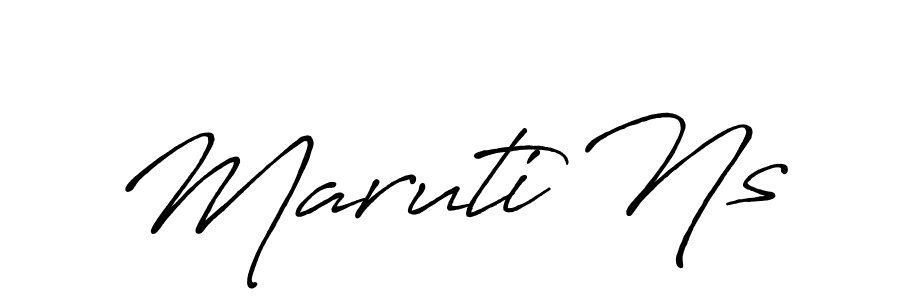 The best way (Antro_Vectra_Bolder) to make a short signature is to pick only two or three words in your name. The name Maruti Ns include a total of six letters. For converting this name. Maruti Ns signature style 7 images and pictures png