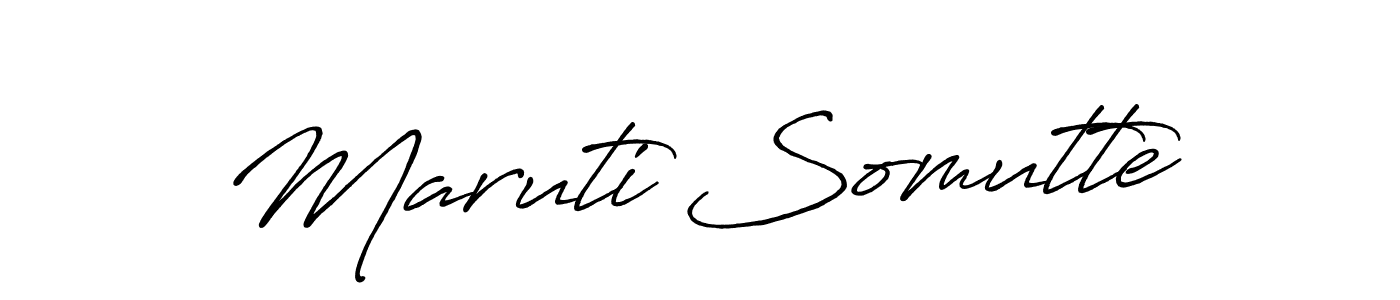 Maruti Somutte stylish signature style. Best Handwritten Sign (Antro_Vectra_Bolder) for my name. Handwritten Signature Collection Ideas for my name Maruti Somutte. Maruti Somutte signature style 7 images and pictures png