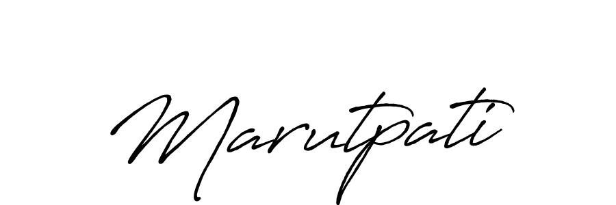 Make a beautiful signature design for name Marutpati. With this signature (Antro_Vectra_Bolder) style, you can create a handwritten signature for free. Marutpati signature style 7 images and pictures png