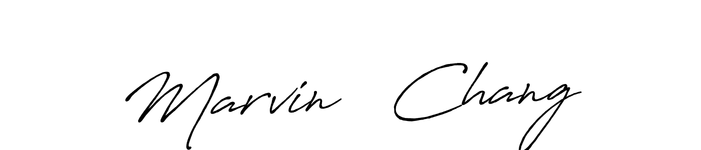 You should practise on your own different ways (Antro_Vectra_Bolder) to write your name (Marvin   Chang) in signature. don't let someone else do it for you. Marvin   Chang signature style 7 images and pictures png