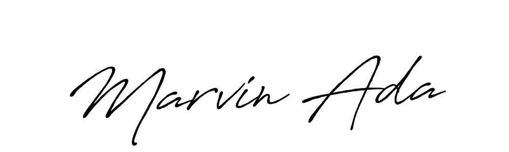 You can use this online signature creator to create a handwritten signature for the name Marvin Ada. This is the best online autograph maker. Marvin Ada signature style 7 images and pictures png