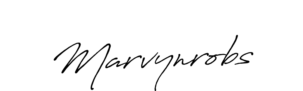 How to make Marvynrobs name signature. Use Antro_Vectra_Bolder style for creating short signs online. This is the latest handwritten sign. Marvynrobs signature style 7 images and pictures png