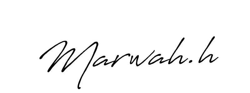 How to Draw Marwah.h signature style? Antro_Vectra_Bolder is a latest design signature styles for name Marwah.h. Marwah.h signature style 7 images and pictures png