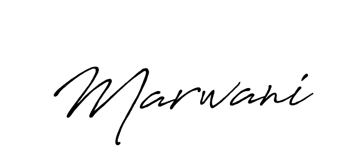 Also we have Marwani name is the best signature style. Create professional handwritten signature collection using Antro_Vectra_Bolder autograph style. Marwani signature style 7 images and pictures png