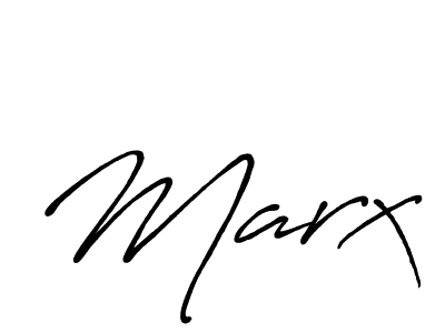 Create a beautiful signature design for name Marx. With this signature (Antro_Vectra_Bolder) fonts, you can make a handwritten signature for free. Marx signature style 7 images and pictures png
