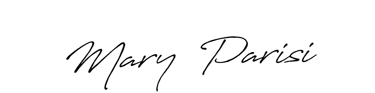 The best way (Antro_Vectra_Bolder) to make a short signature is to pick only two or three words in your name. The name Mary  Parisi include a total of six letters. For converting this name. Mary  Parisi signature style 7 images and pictures png