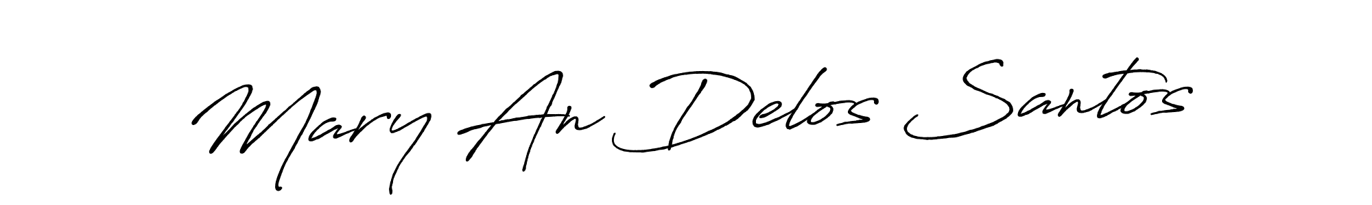 Design your own signature with our free online signature maker. With this signature software, you can create a handwritten (Antro_Vectra_Bolder) signature for name Mary An Delos Santos. Mary An Delos Santos signature style 7 images and pictures png