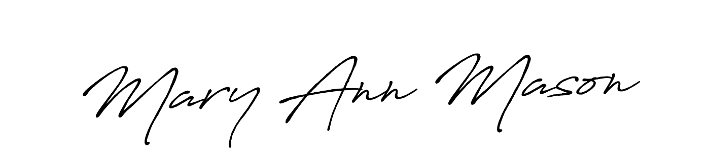 Once you've used our free online signature maker to create your best signature Antro_Vectra_Bolder style, it's time to enjoy all of the benefits that Mary Ann Mason name signing documents. Mary Ann Mason signature style 7 images and pictures png
