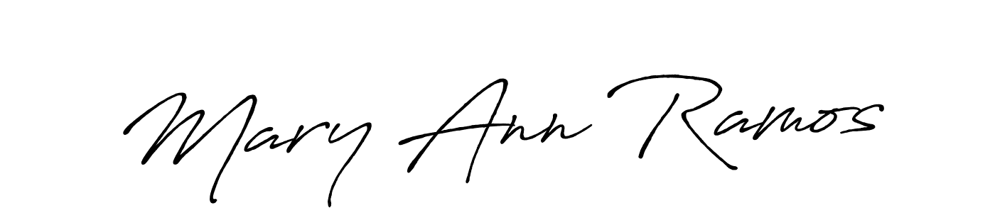 Make a short Mary Ann Ramos signature style. Manage your documents anywhere anytime using Antro_Vectra_Bolder. Create and add eSignatures, submit forms, share and send files easily. Mary Ann Ramos signature style 7 images and pictures png