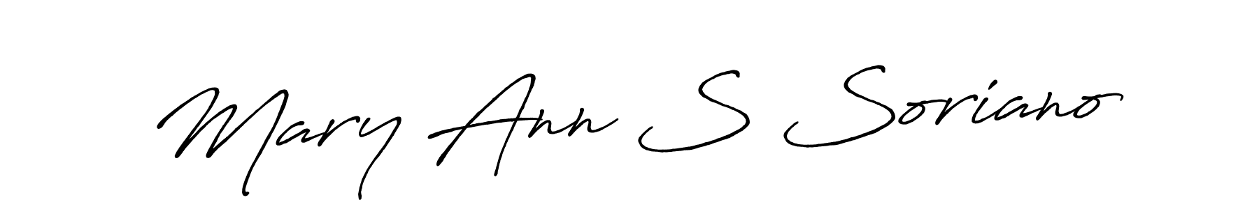 Once you've used our free online signature maker to create your best signature Antro_Vectra_Bolder style, it's time to enjoy all of the benefits that Mary Ann S Soriano name signing documents. Mary Ann S Soriano signature style 7 images and pictures png