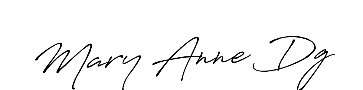 Make a beautiful signature design for name Mary Anne Dg. Use this online signature maker to create a handwritten signature for free. Mary Anne Dg signature style 7 images and pictures png