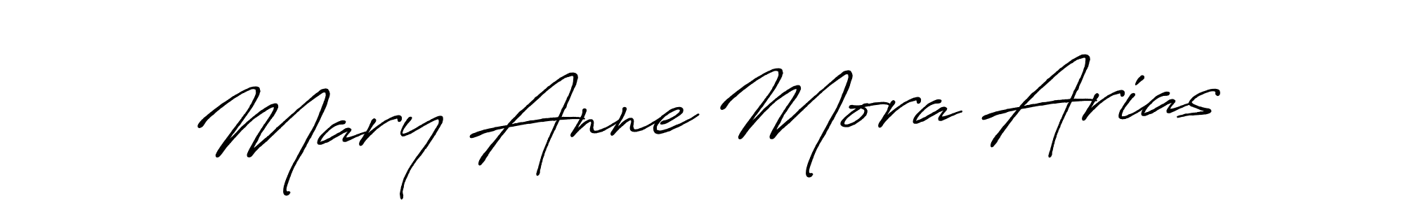 Also we have Mary Anne Mora Arias name is the best signature style. Create professional handwritten signature collection using Antro_Vectra_Bolder autograph style. Mary Anne Mora Arias signature style 7 images and pictures png
