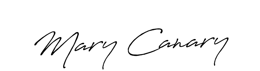 Mary Canary stylish signature style. Best Handwritten Sign (Antro_Vectra_Bolder) for my name. Handwritten Signature Collection Ideas for my name Mary Canary. Mary Canary signature style 7 images and pictures png