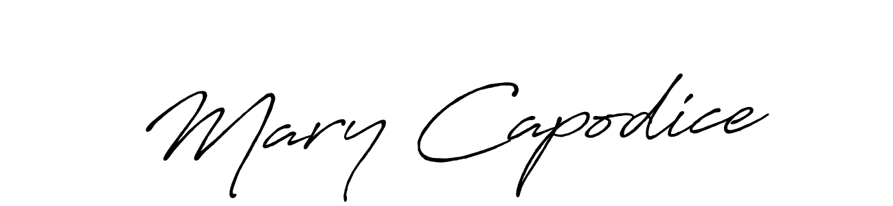 Make a beautiful signature design for name Mary Capodice. Use this online signature maker to create a handwritten signature for free. Mary Capodice signature style 7 images and pictures png