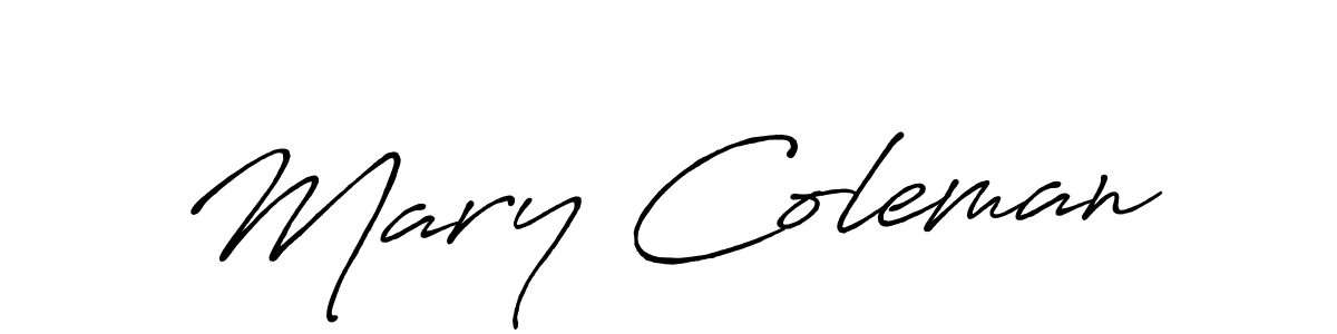 It looks lik you need a new signature style for name Mary Coleman. Design unique handwritten (Antro_Vectra_Bolder) signature with our free signature maker in just a few clicks. Mary Coleman signature style 7 images and pictures png
